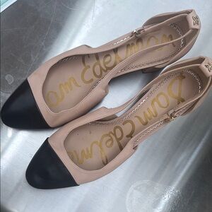 Sam Edelman Women's Black and Tan Heels